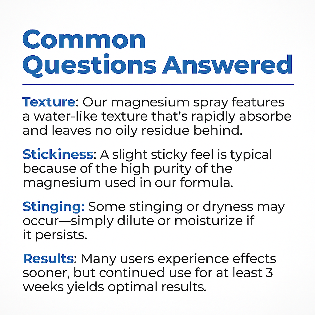 Topical Magnesium Spray